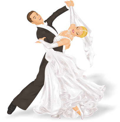 Brautpaar tanzt den Hochzeitstanz