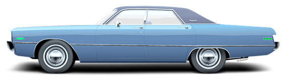 Kleiner Chrysler New Yorker, animiert